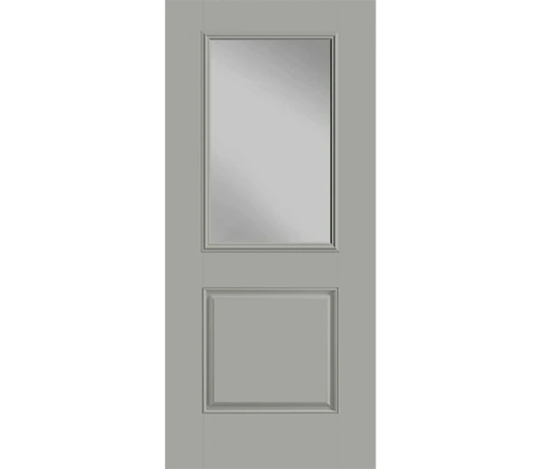 Lansing Half Light 1 Panel Fiberglass Entry Door