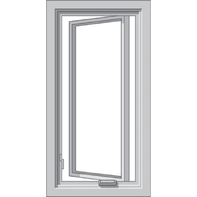 Lansing Pella Hurricane Shield Series Vinyl Casement Window