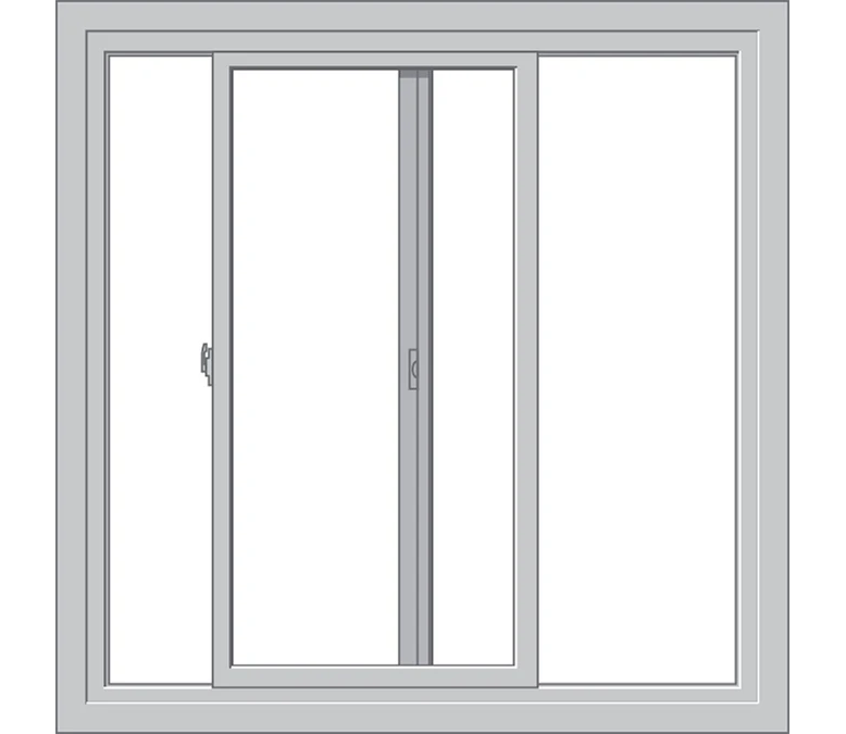 Lansing Pella Hurricane Shield Series Vinyl Sliding Window