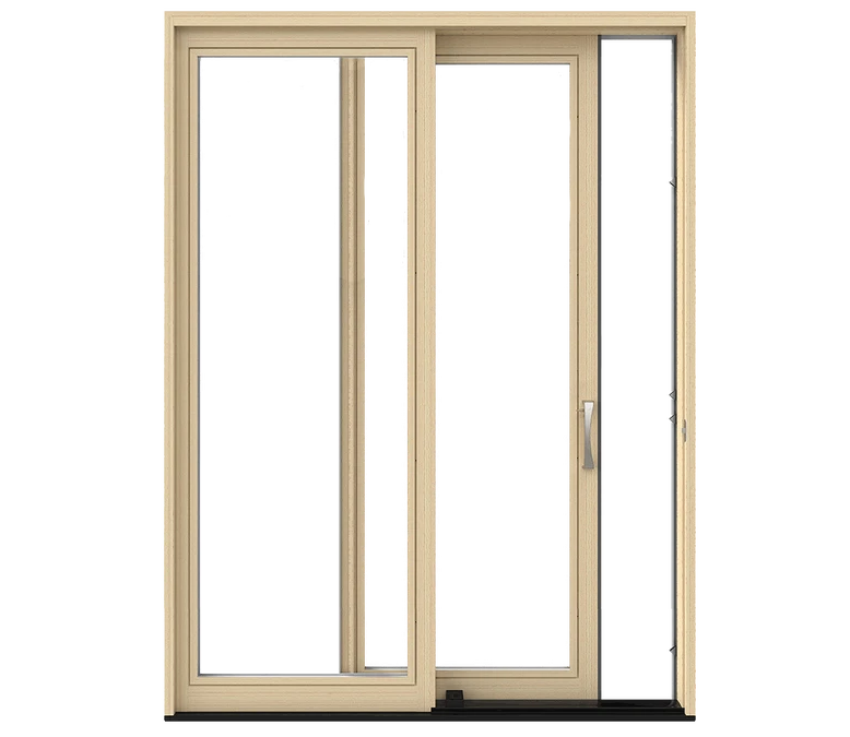 Lansing Pella Lifestyle Series Wood Sliding Patio Doors