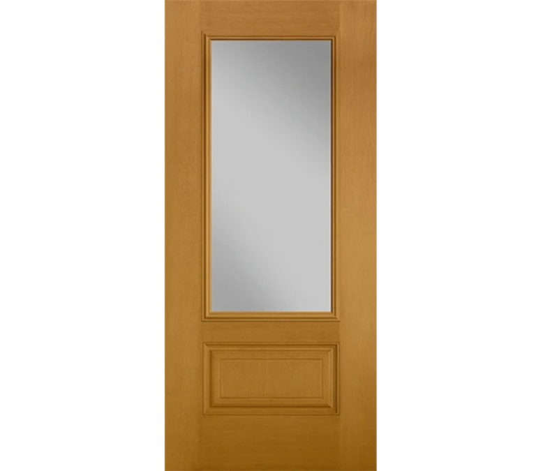 Lansing Three Quaters light Fiberglass Entry Door