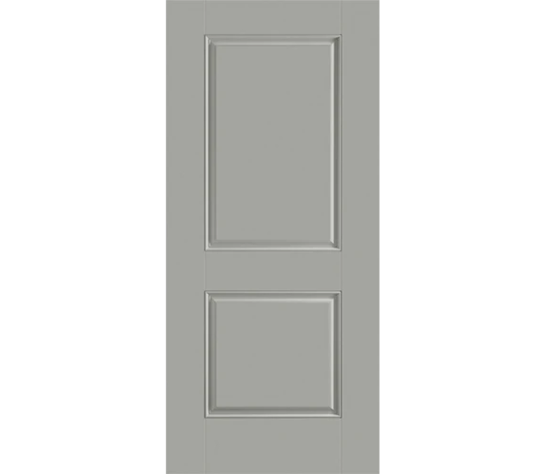 Lansing Two Panel Square Fiberglass Entry Door